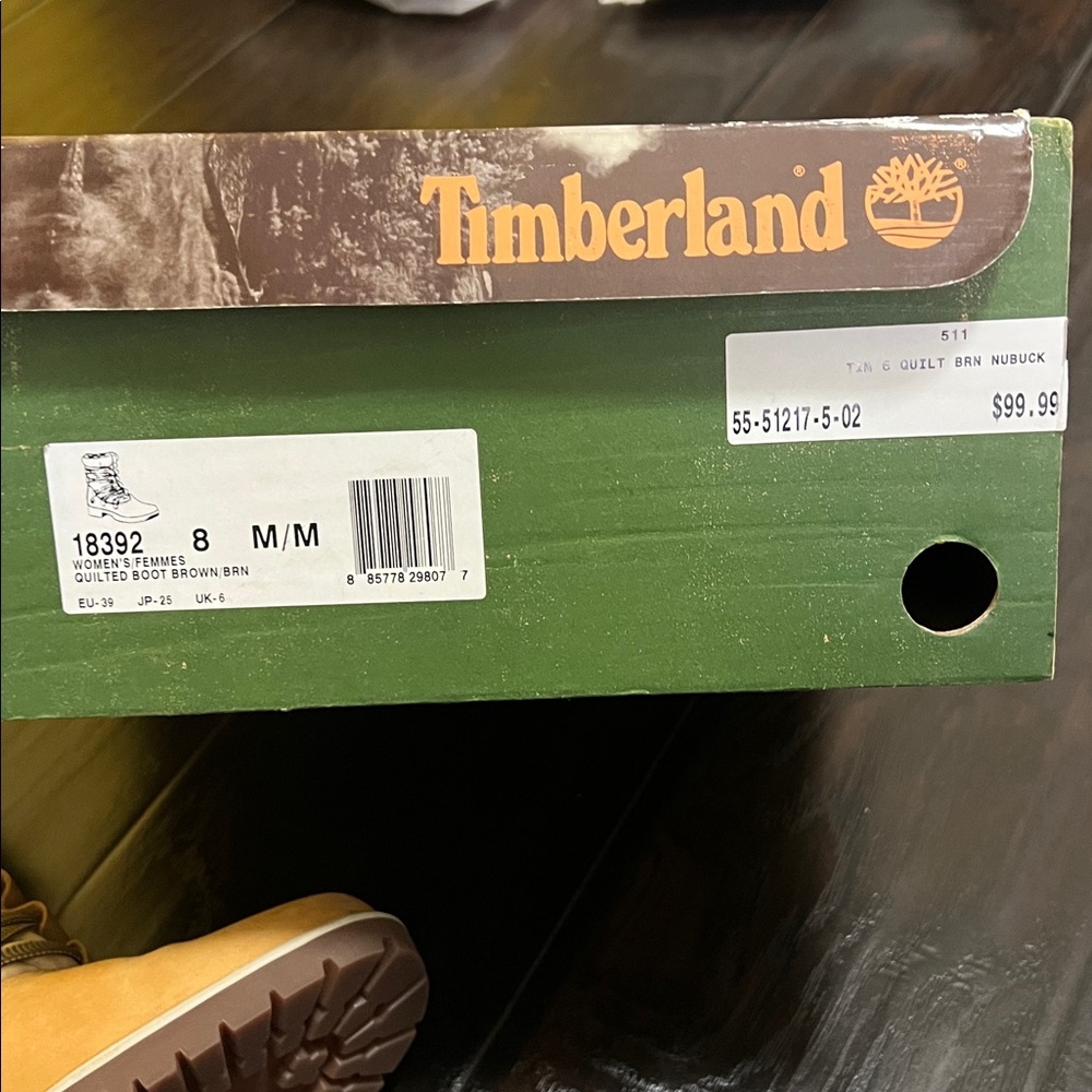 Timberland 6” Quilt Wheat/Brown Nubuck Boots - Picture 7 of 7